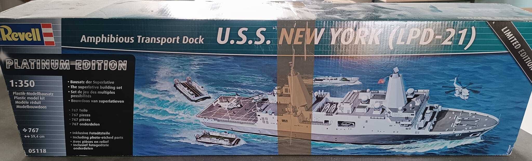 [Vente] USS New York Platinium Editon 1/350 Revell (baisse de prix) F8ce