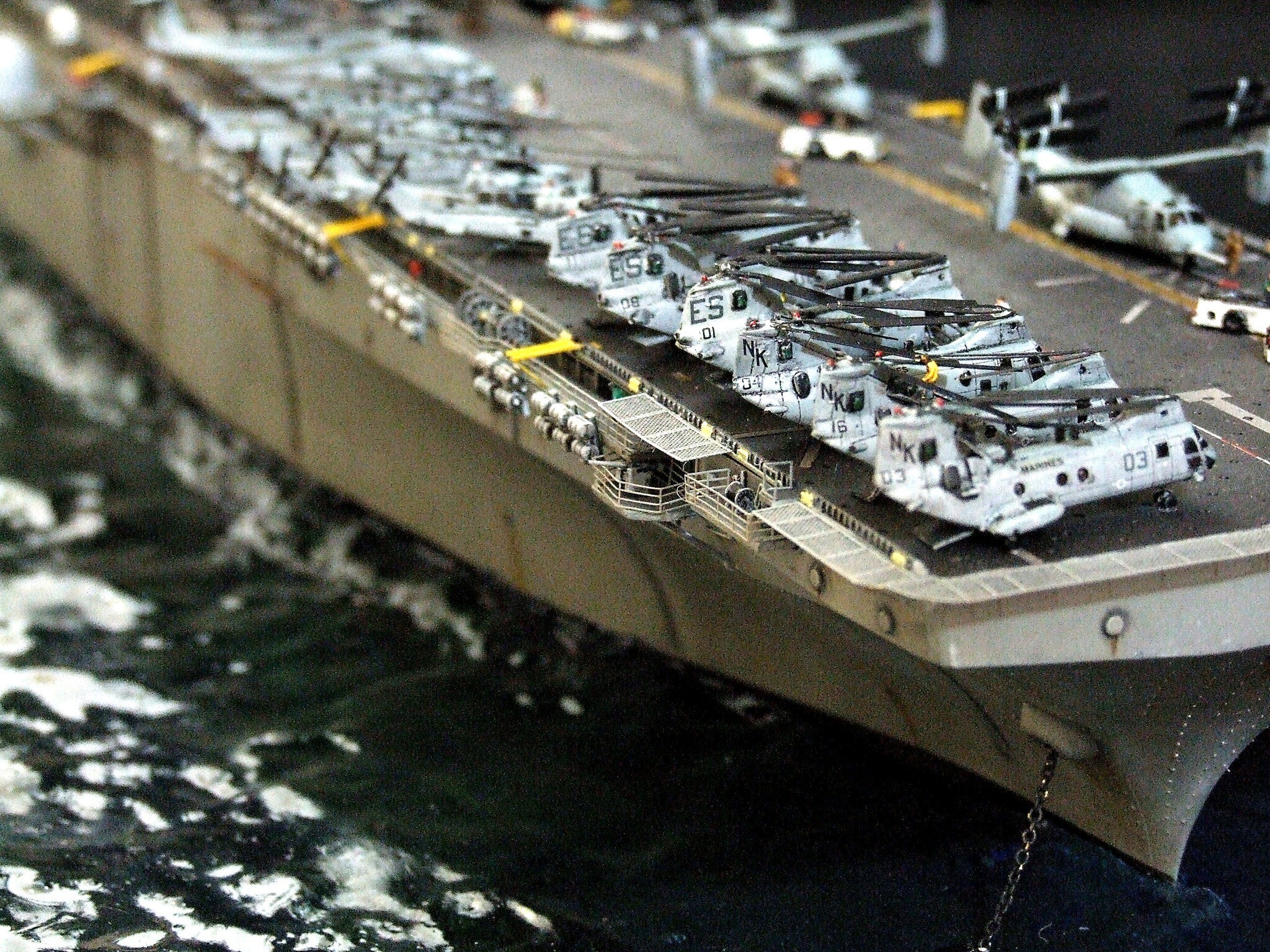 USS Wasp LHD 1 diorama Z1uk