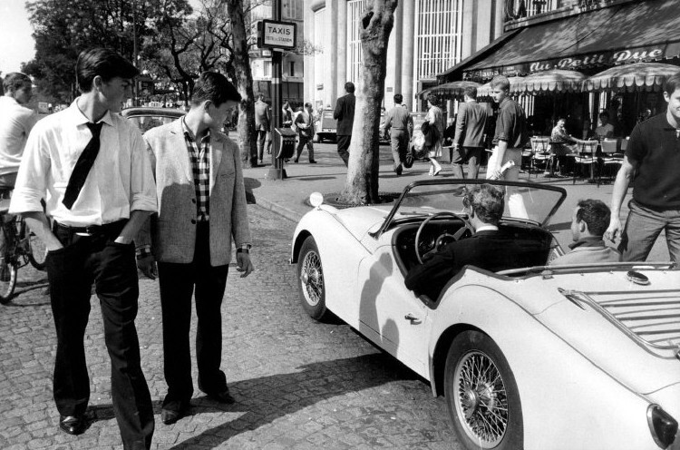 TRIUMPH TR3 DE JOHNNY HALLYDAY ( 1961 ) Tgbn