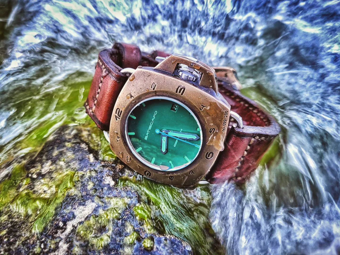 Batiscafo bronze dive watch