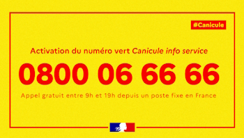 France Alerte canicule rouge U3ap