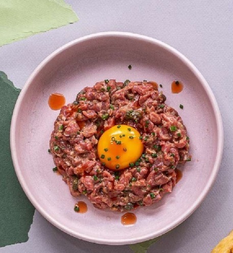 Tartare de bœuf aux anchois Nlaf