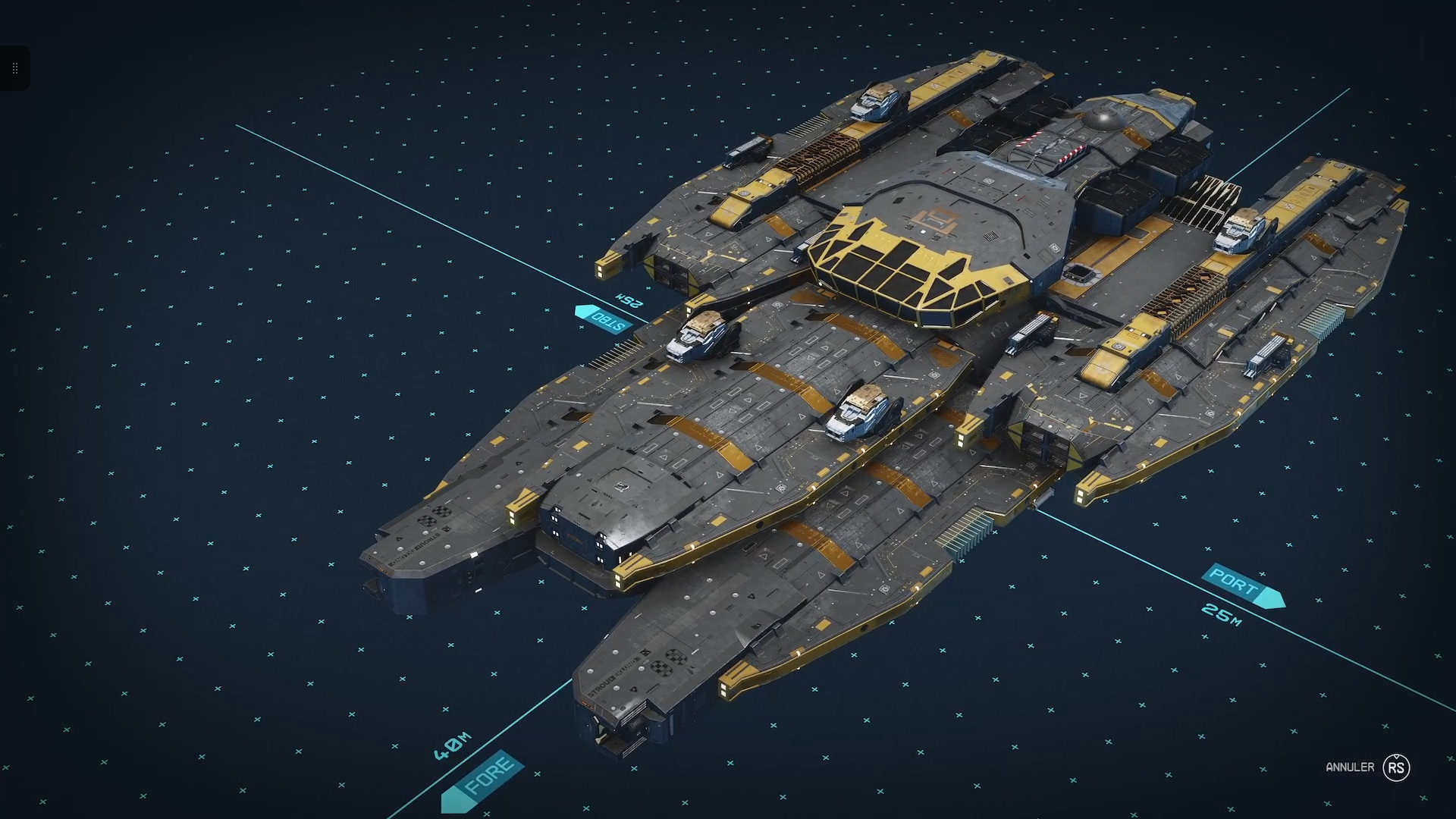 Deimos warship, the S.S Anubis (inspired) : r/Starfield