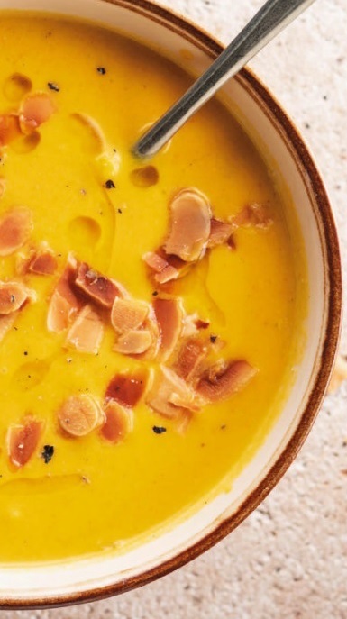 Velouté carottes/coco/amandes Pvnt