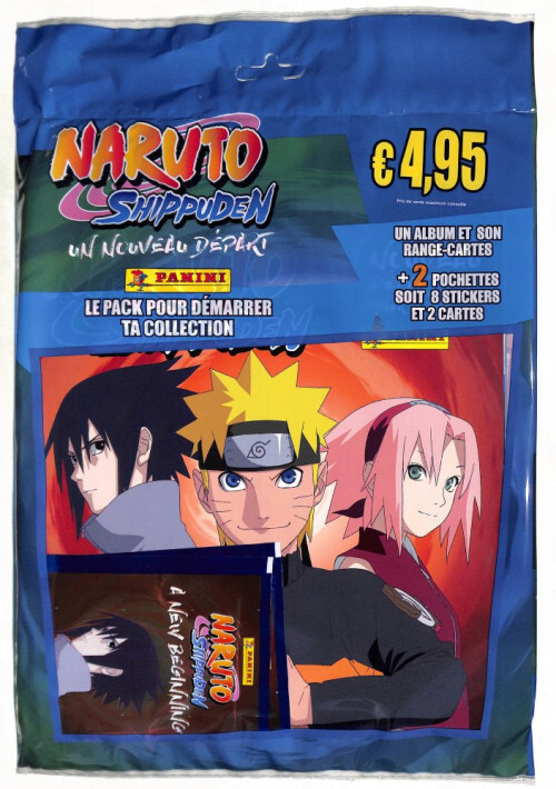 Pack Loisirs Panini Naruto Shippuden Un Nouveau Départ - 1 Album + 50 Pochettes (400 Stickers + 1 Carte) - Collection à Compléter