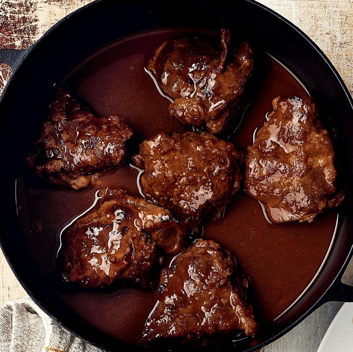 Joues de veau braisées à la bière Xcas