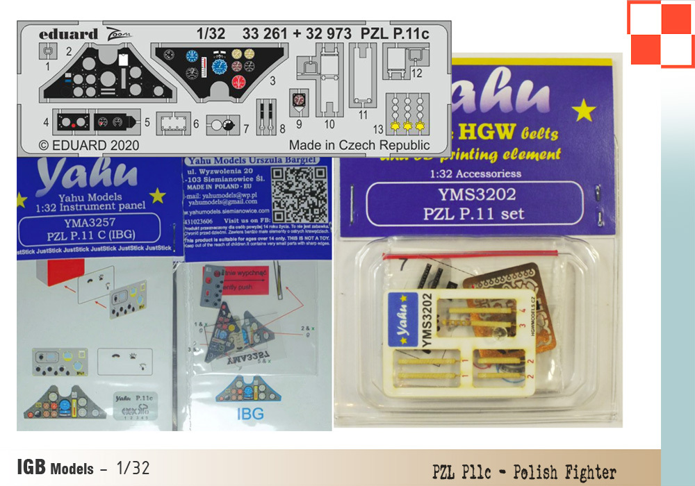 [IBG Models]  1/32 - PZL P.11c Polish Fighter  (p11c) Ov6m