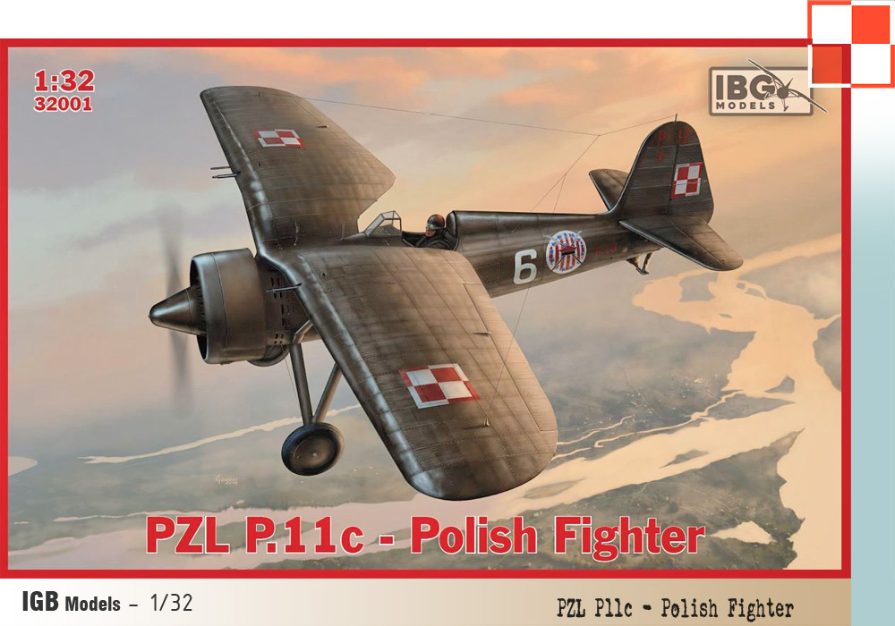 [IBG Models]  1/32 - PZL P.11c Polish Fighter  (p11c) Shpt