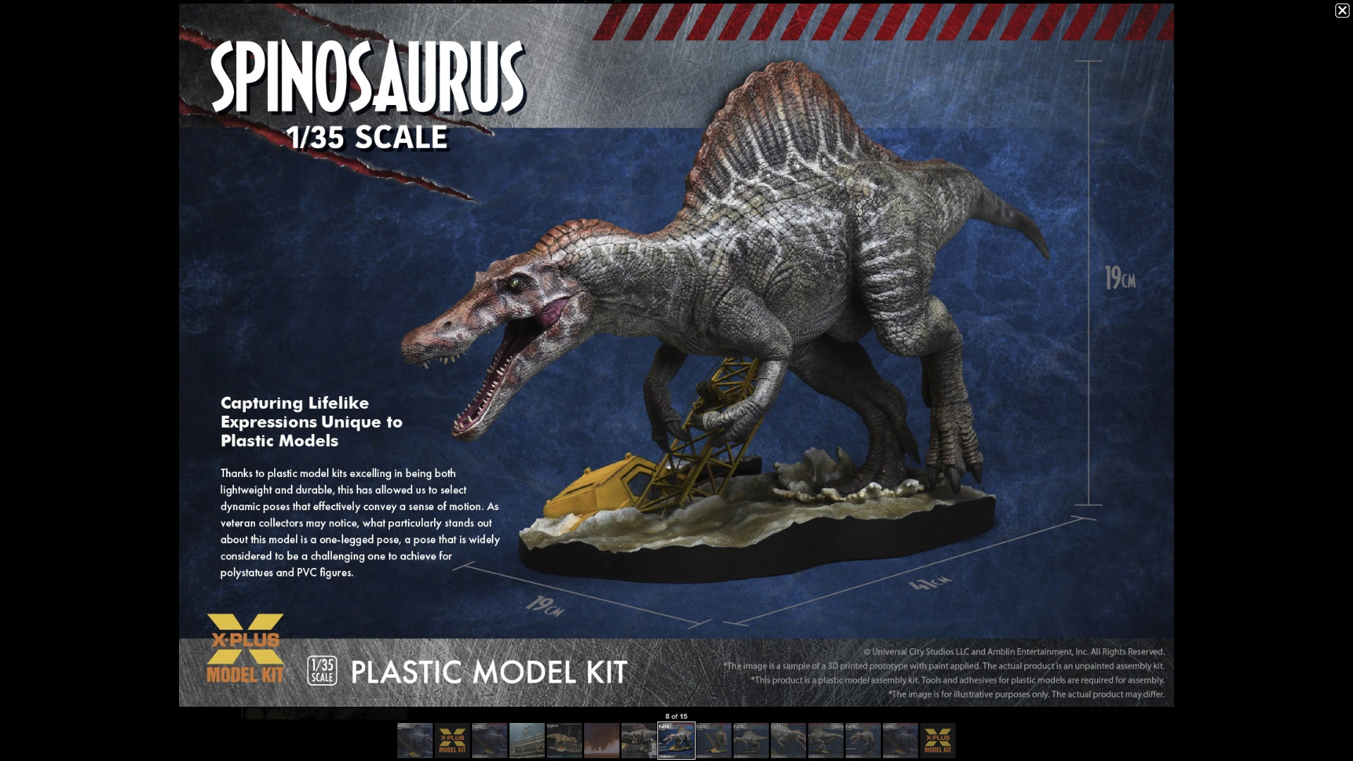 X-Plus Spinosaurus 1/35 2c9k