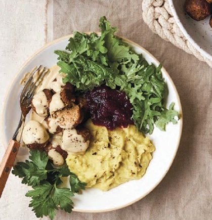 Boulettes suédoises, purée de pommes de terre Sqwi