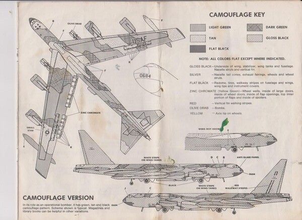 1/72 - BOEING B52 - MONOGRAM - OUVRE BOITE  Wywy