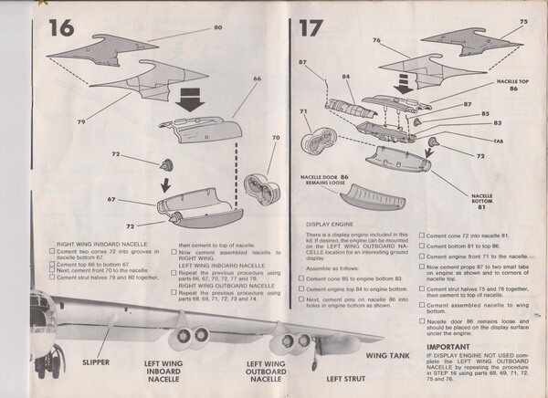 1/72 - BOEING B52 - MONOGRAM - OUVRE BOITE  Zena