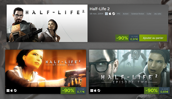 [STEAM] Le jeu culte Half-Life fête ses 25 ans et est offert jusqu'au 20 à 10h Vefn