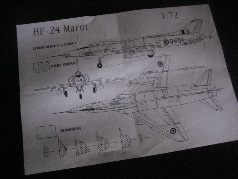 1/72 - HINDUSTAN HF-24 MARUT - WARRIOR MODEL vacu E7rc