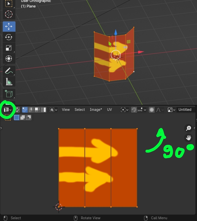 Faire pivoter la texture à 90 degrés Jli2