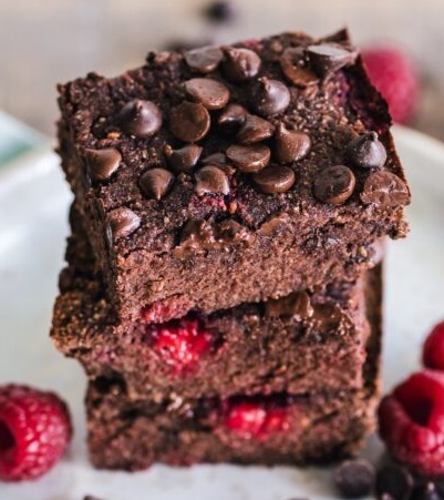 Brownies protéinés chocolat/framboises F9vc