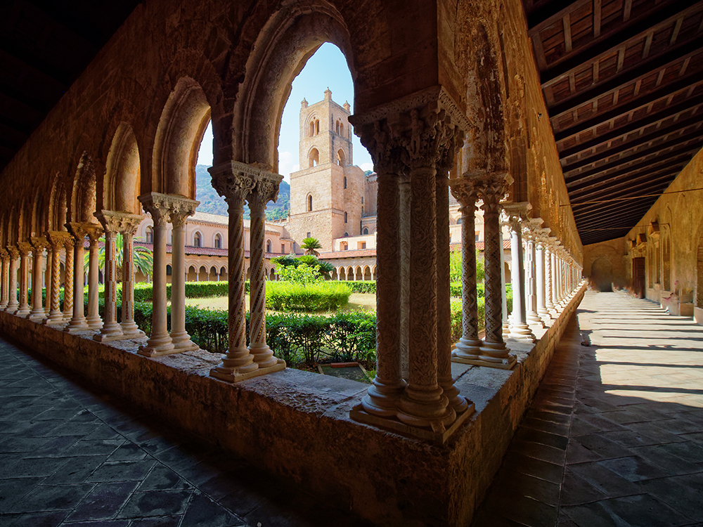 Le cloître bénédictin de Monreale Negy