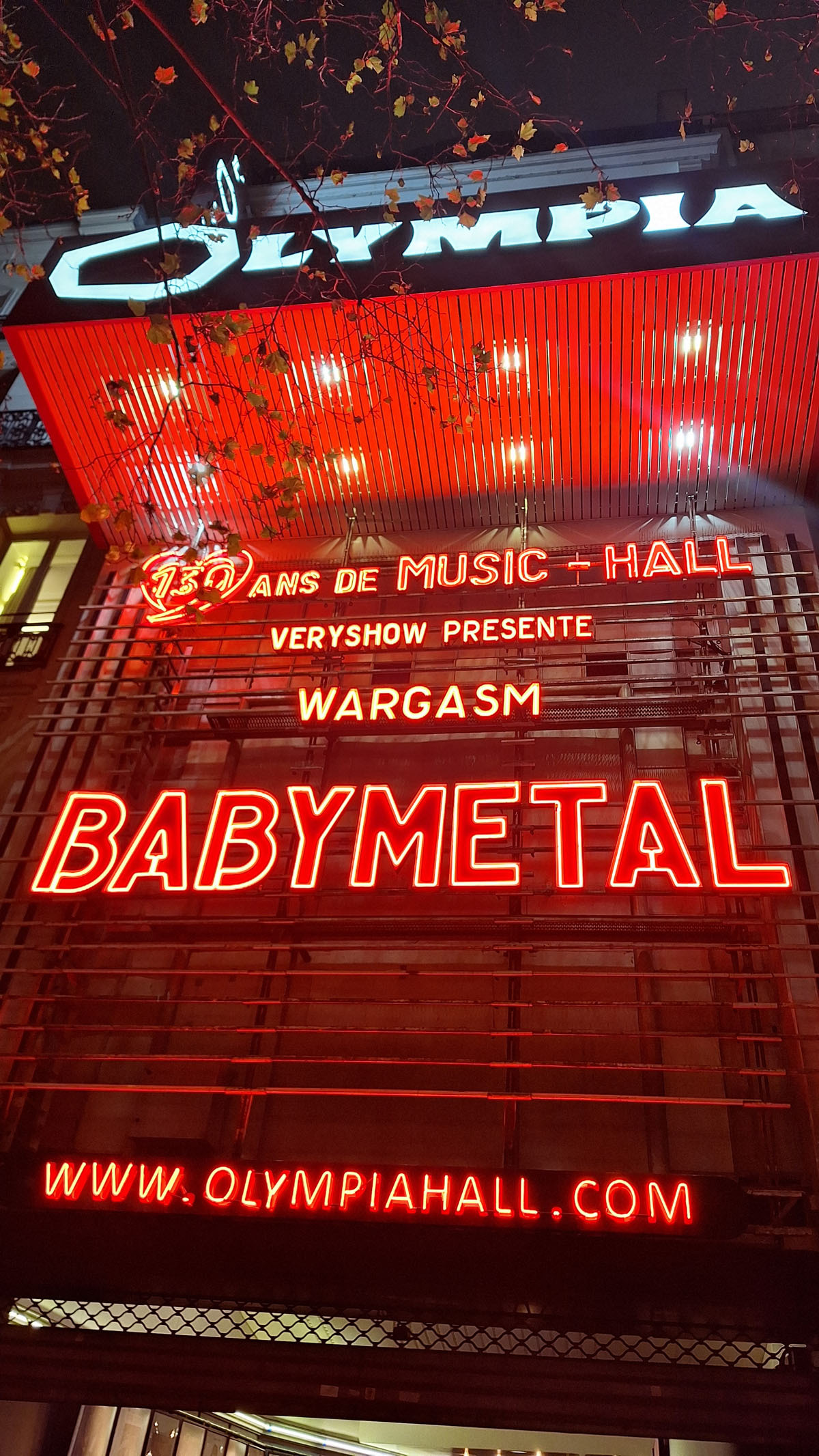 Babymetal - L'Olympia - Paris - 6 décembre 2023