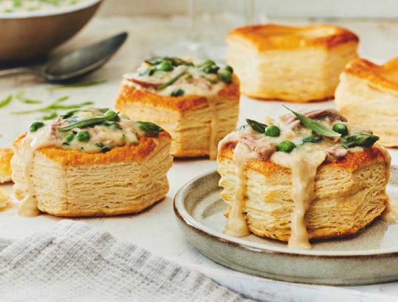 Vol-au-vent au confit de canard 0ars