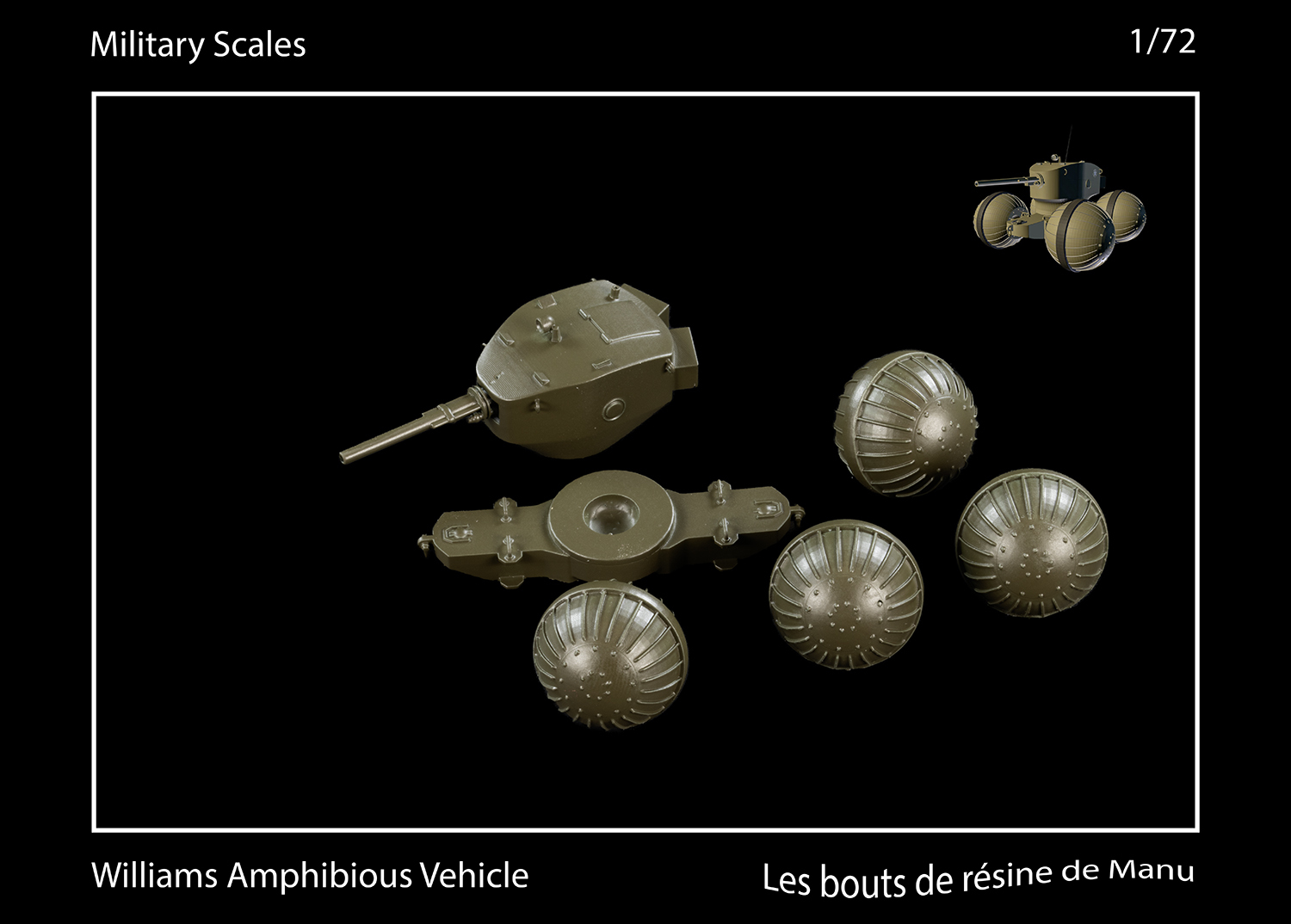[Military Scales] Williams Amphibious Vehicle - MAJ 10/03 Upxp