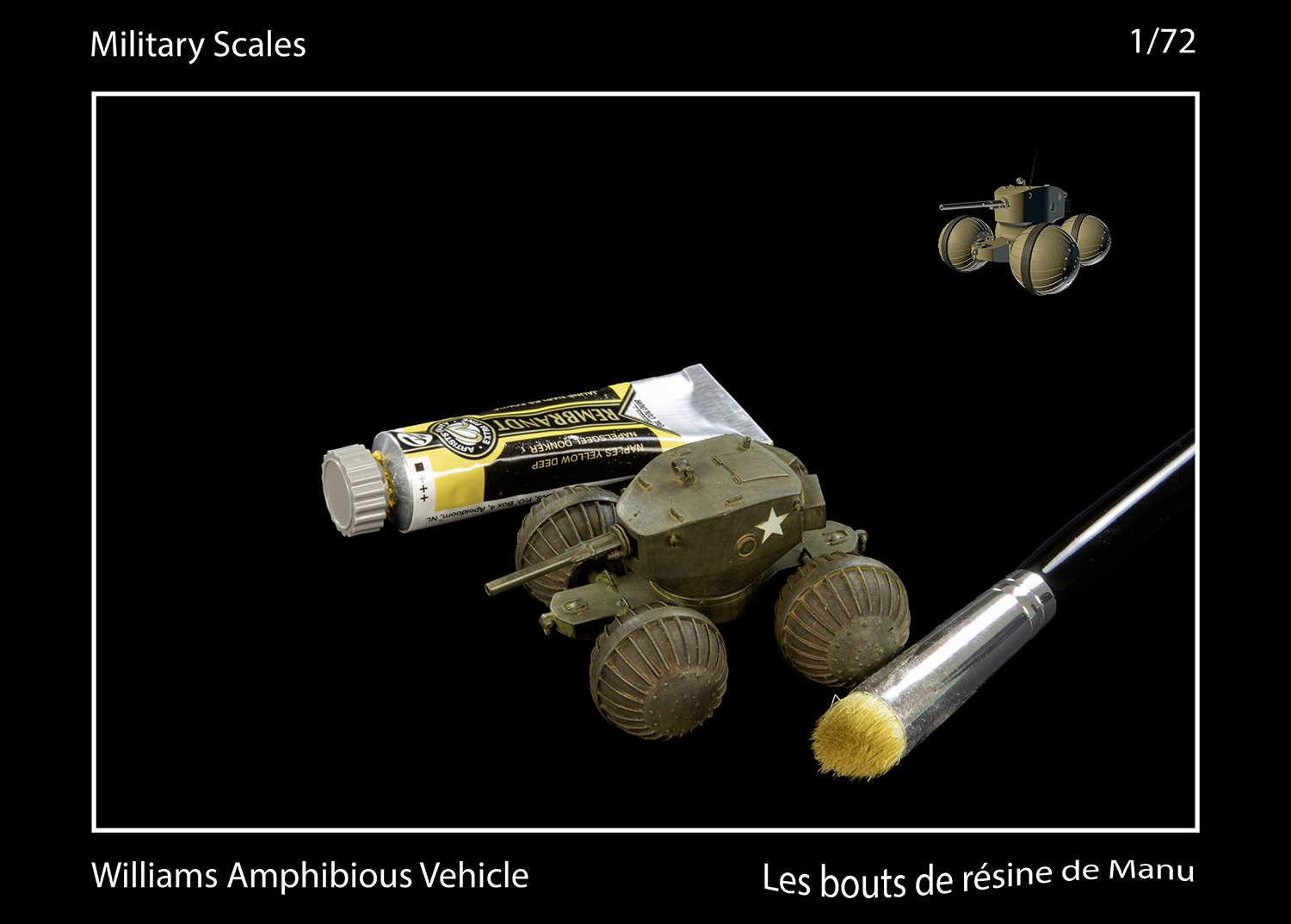 [Military Scales] Williams Amphibious Vehicle - MAJ 10/03 Pequ