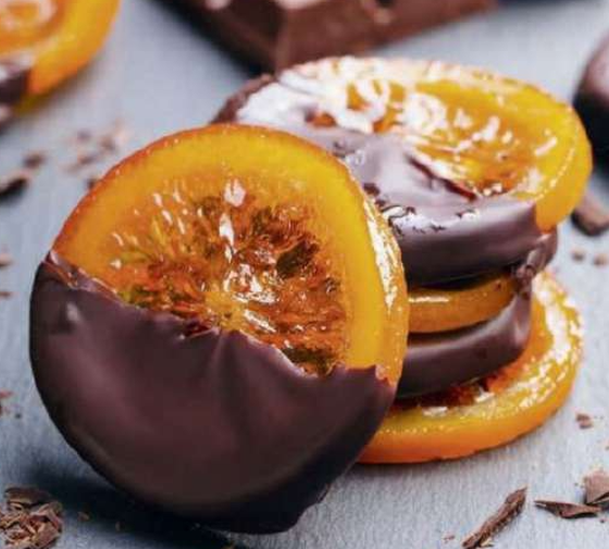 Oranges confites au chocolat Zzis