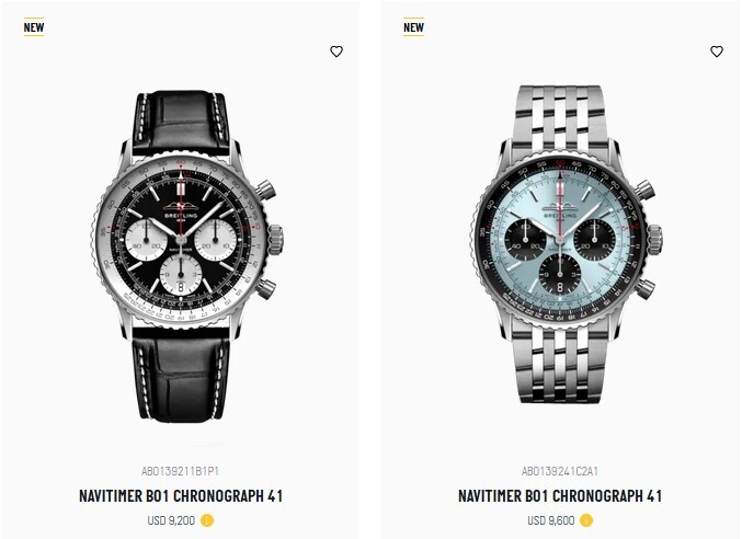 Breitling Navitimer B01 Chronograph ou AB0138241C1A1 ou ice blue ou bleu ciel… - Page 3 Gxia