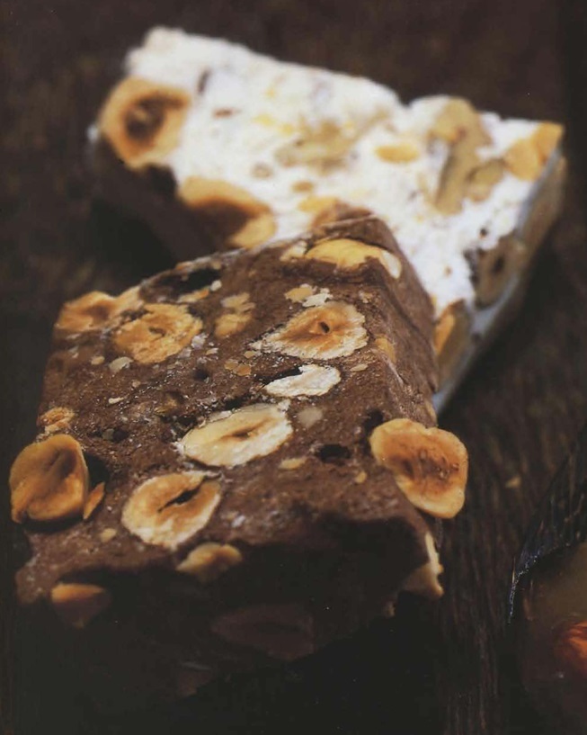 Nougat miel/amandes (Blanc) Ak1g