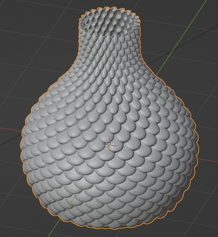 Projet perso initiation à blender : courge poulpe sculptée 0725