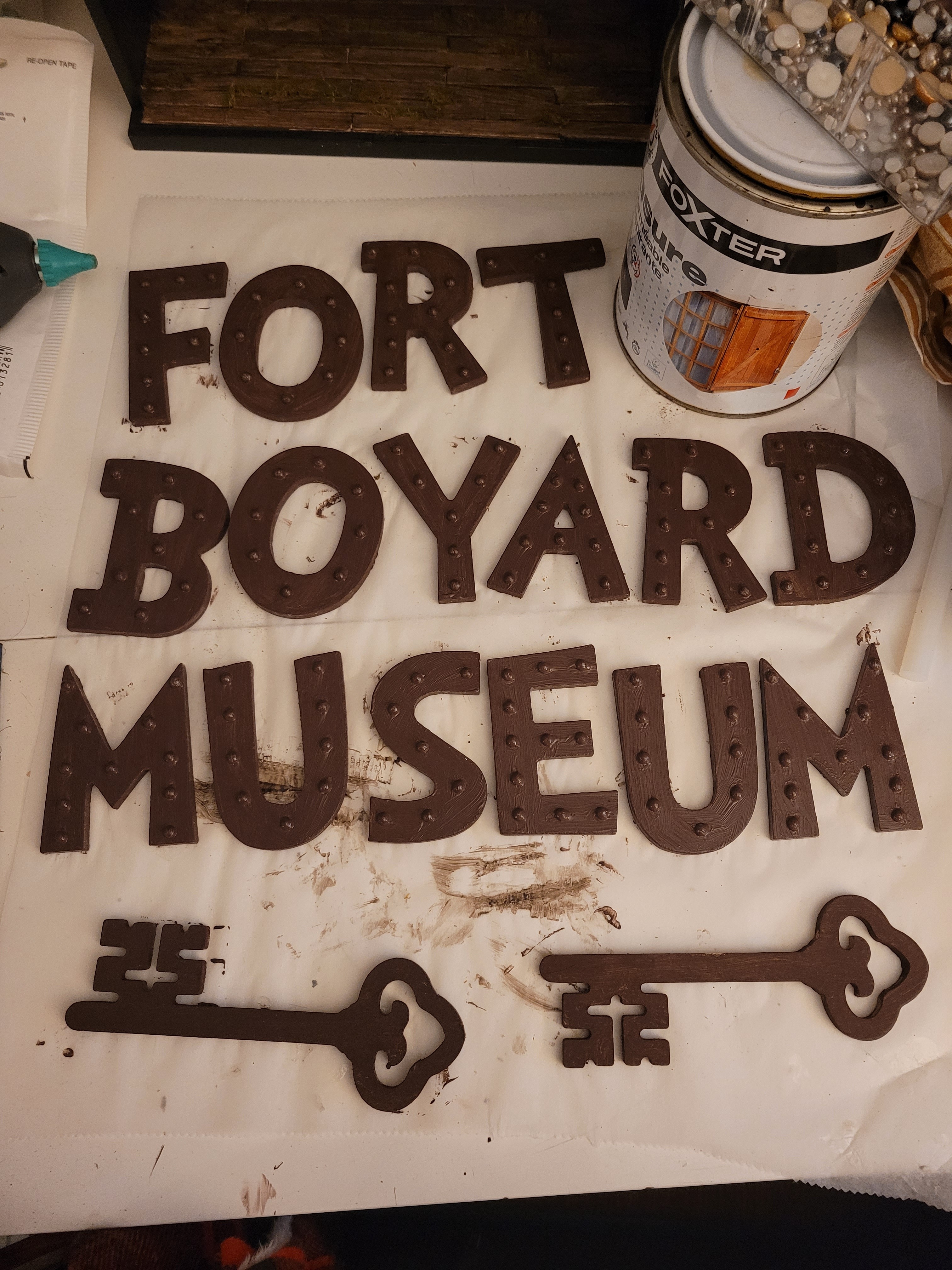 Enseigne pour mon "musée" Fort Boyard 3wur