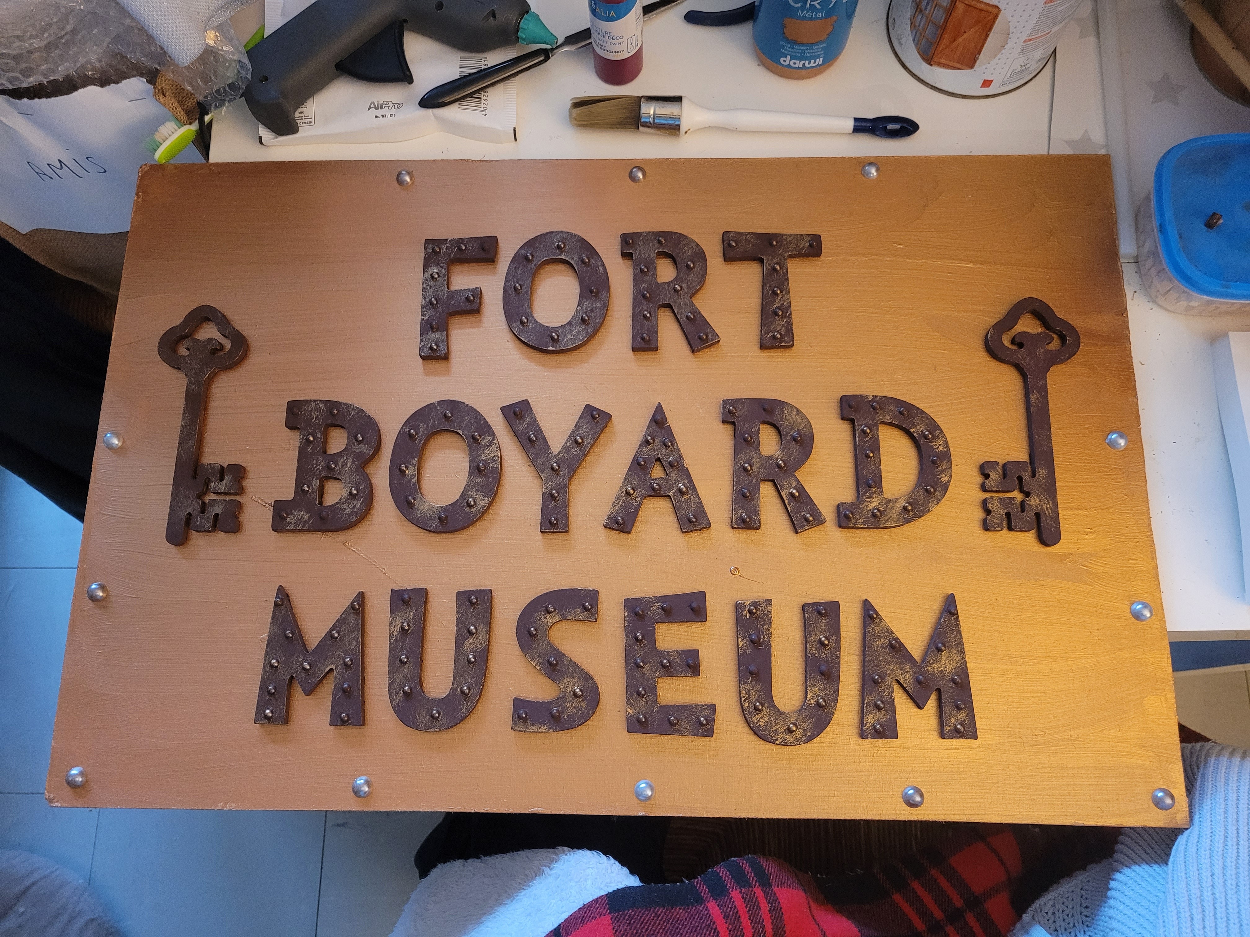 Enseigne pour mon "musée" Fort Boyard Bbx5