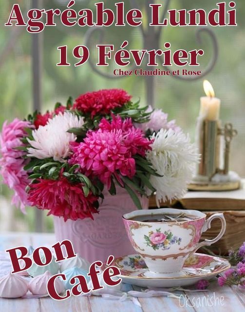 Suis à la bourre pour le Café ce matin .......