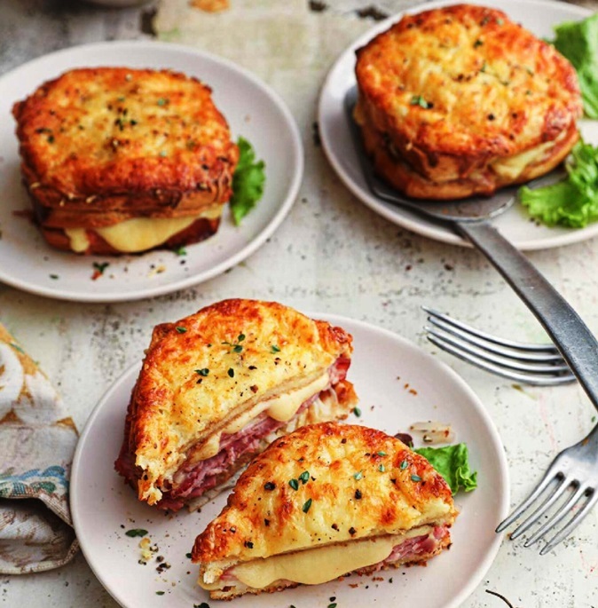 Croque-monsieur brioché jambon/comté Ydti