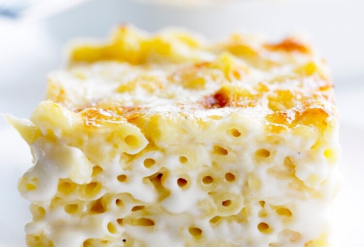 Gratin de pâtes à la béchamel 1uau