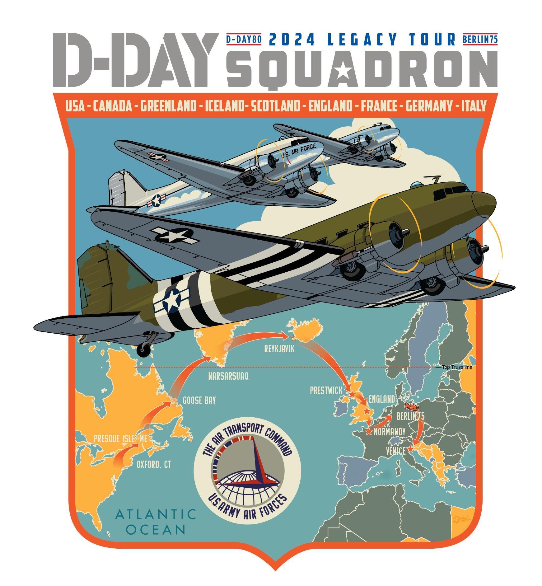 2024 - D-Day Squadron 2024 Legacy Tour It1b