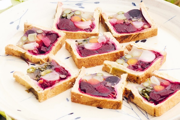 Pâté en croûte végétal/floral 8anw