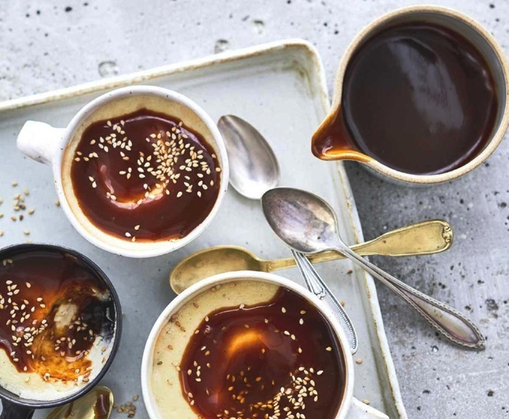 Flan végétal affogato Typf