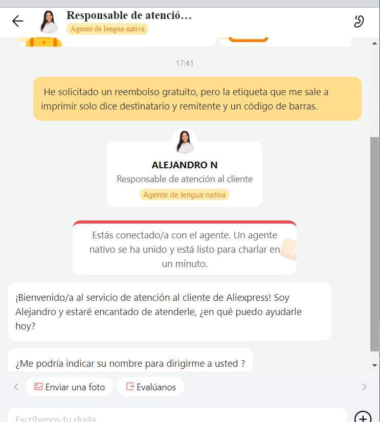 chat aliexpress