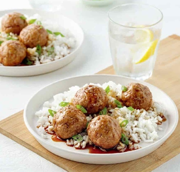 Boulettes de porc, sauce au caramel 2cm9