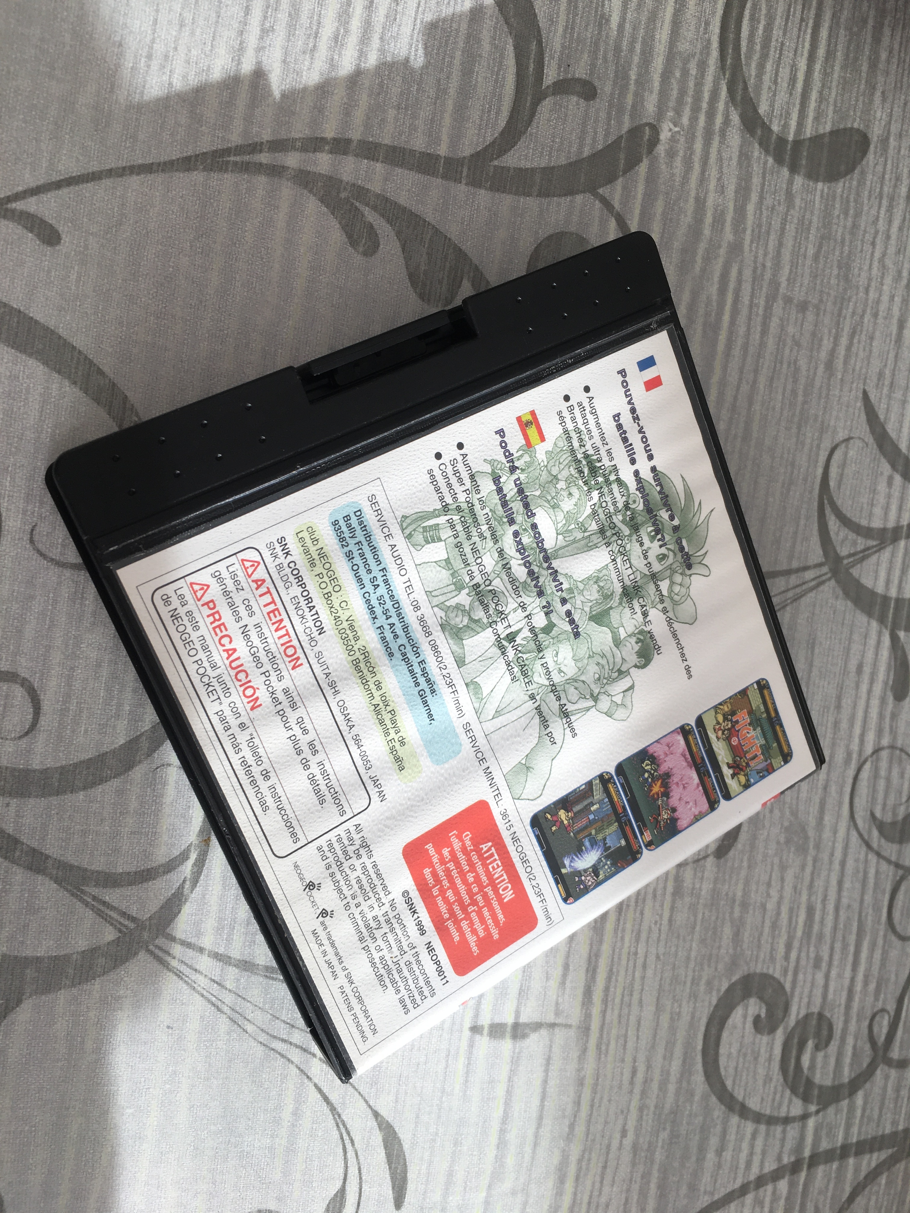[VDS] Neo Geo Pocket color en loose + fatal fury first contact fr  6f2n