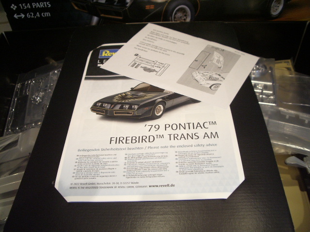 Pontiac Firebird TRAN AM 1979 de chez revell au 1/8 .  Si1h