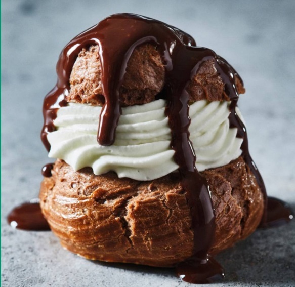 Profiteroles menthe/chocolat Puee