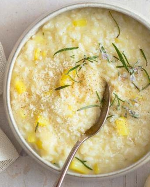 Risotto pommes de terre/romarin/provola Jgun