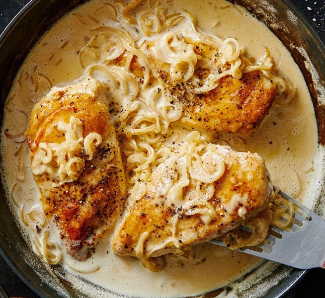 Poulet à la crème Skuy