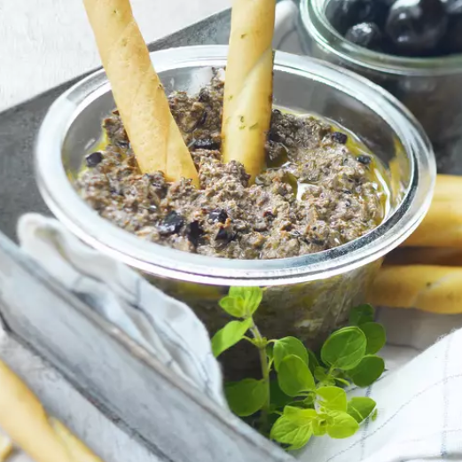 Tapenade olives noires/fromage de chèvre  Urf3