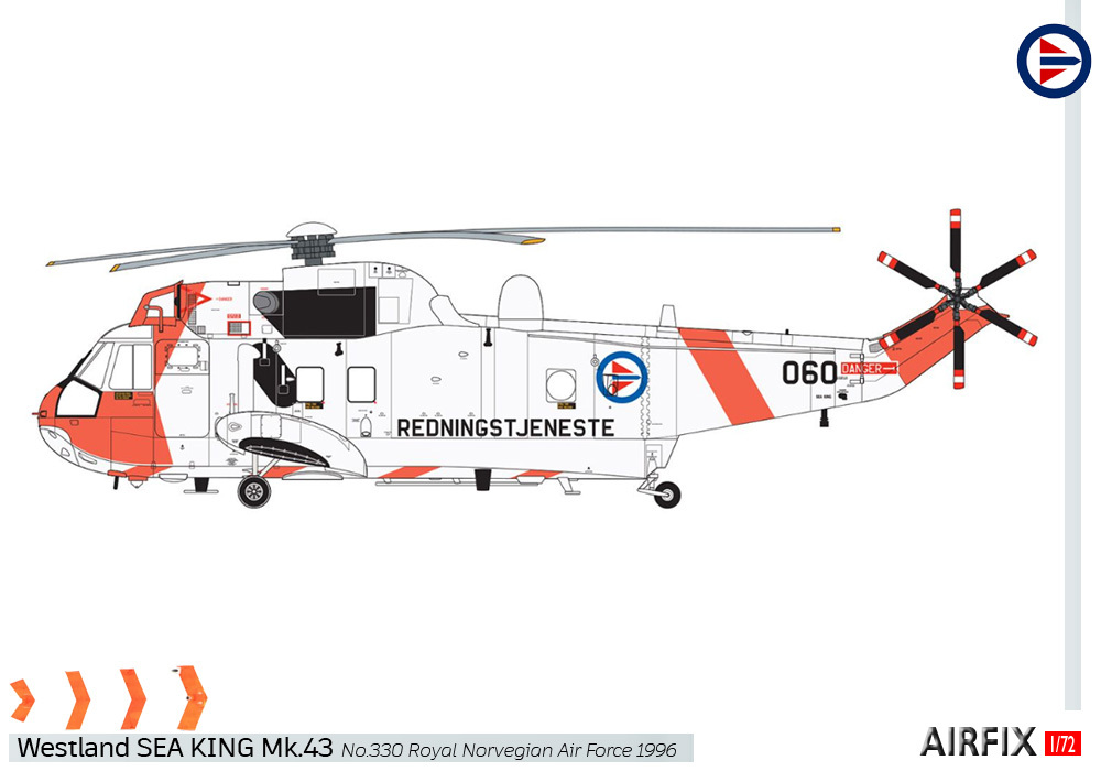 [Airfix] 1/72 - Westland Sea king Mk.43  Royal Norwegian Air Force Xafn