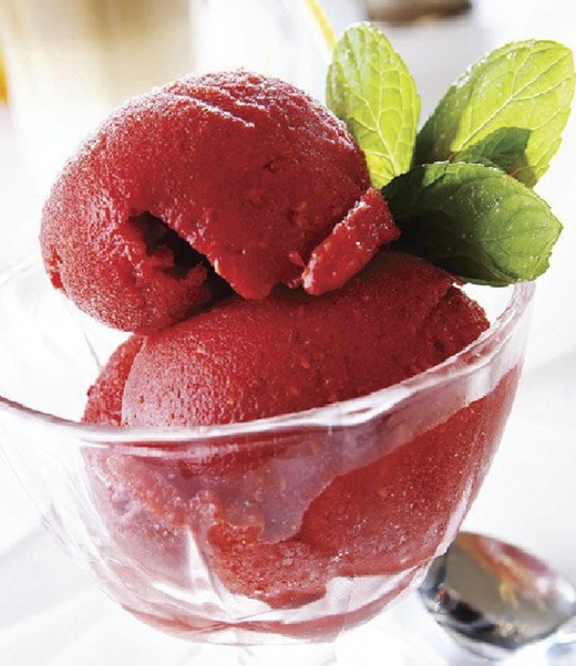 Sorbet fraises/estragon Ci9z