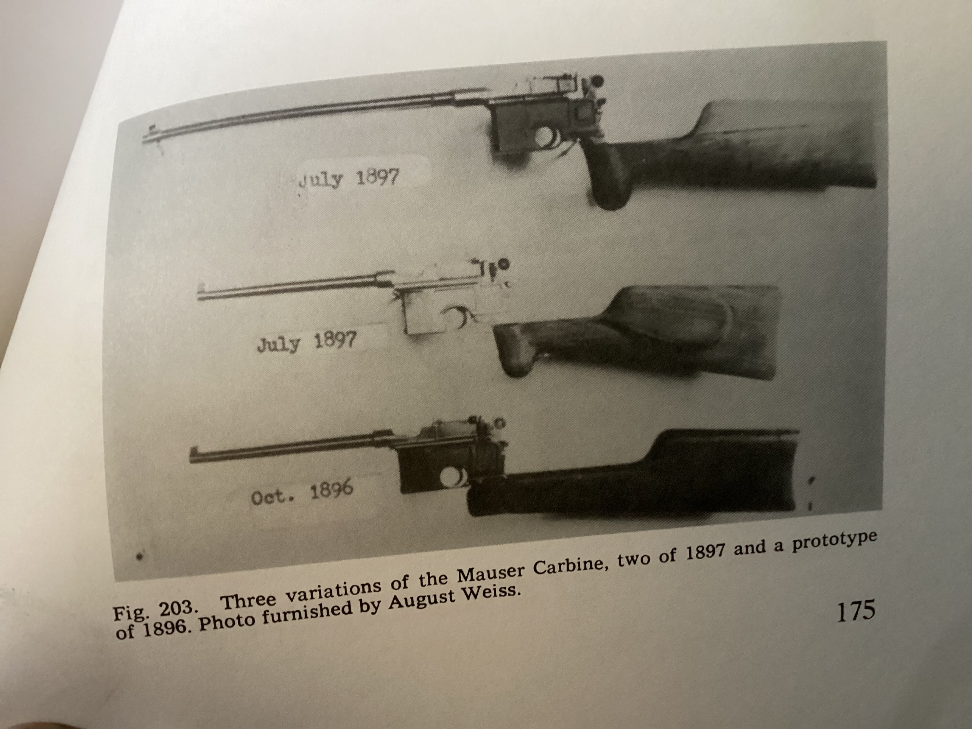 Mauser C96 avec crosse particulière  H94m
