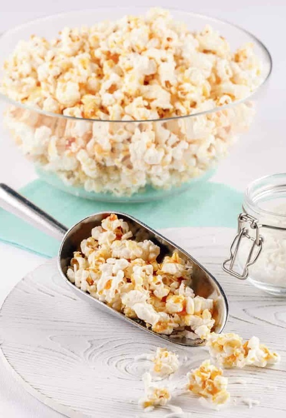 Pop-corn caramel/noix de coco 91kp