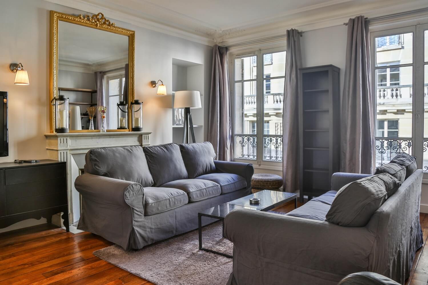 Appartement meublé T4 avec 3 chambres à Neuilly-sur-Seine (Rue Théophile Gautier) à louer longue durée : €4,300/ mois